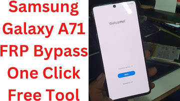 Samsung Galaxy A71 FRP Bypass One Click Free Tool - samsung a71 frp bypass android 11 - a715f frp