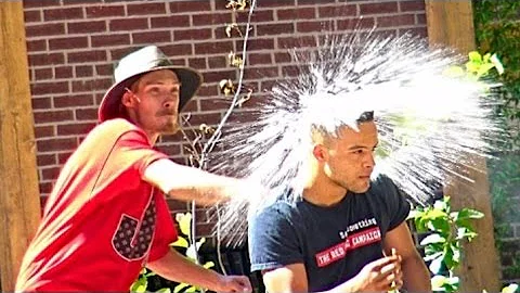 Throwing Water Balloons at People Prank