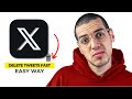 How To Delete All Your Tweets At Once On X (2025 update) - Fastest Way!