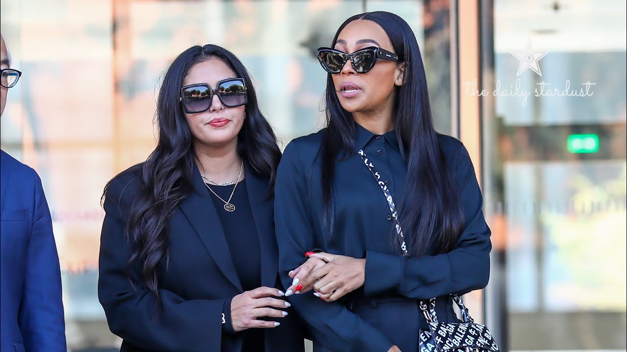 Vanessa Bryant & Friend Monica Arrive At Court On What Would’ve Been Kobe Bryant’s 44th Birthday