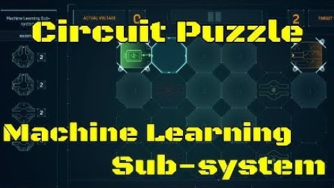 Spider-man | Circuit Puzzle - Machine Learning Sub-system solution guide