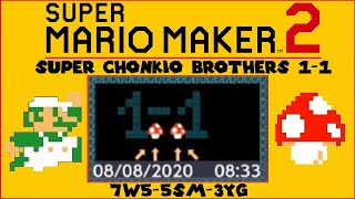 Smm2 - Super Chonkio Brothers 1-1 7W5-5Sm-3Yg