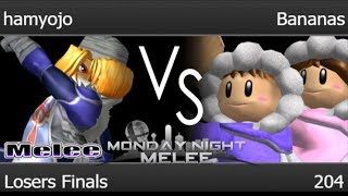 MNM 204 - FX | hamyojo (Sheik) vs Bananas (ICs) Losers Finals - Melee screenshot 3