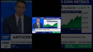 Anthony Pompliano today on CNBC said:"Bitcoin outperformed both the stock market and gold"