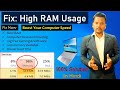 RAM usage high MEMORY | computer very slow :fix now