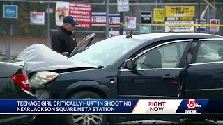 17-year-old shot in car near Boston's Jackson Square
