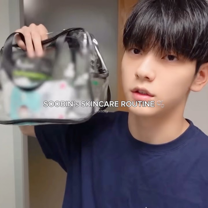 soobin’s skincare routine is the best! #trending #kpop #kpopidol #txt #txtsoobin #soobin #choisoobin