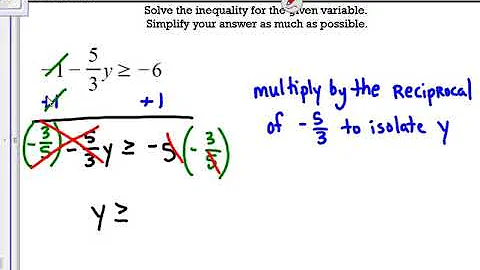 Solving a two step linear inequality with a fractional coefficient