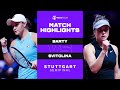 Ash Barty vs. Elina Svitolina | 2021 Stuttgart Semifinal | WTA Match Highlights