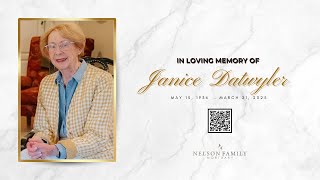 Janice Datwyler Funeral Service