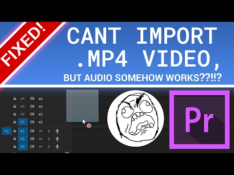 How to fix video import bug to Premiere Pro CC 2017 timeline