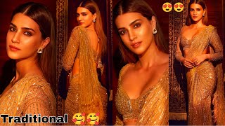 Kriti Sanon Traditional Photoshoot Must Watch For Kriti Fan Bollywood Update