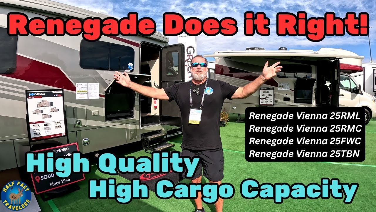 Новые компактные модели автодомов класса C Renegade Vienna 2026 года: подробные обзоры этих потря...