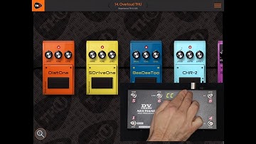 How to control TH-U iOS with a MIDI pedalboard
