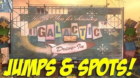 DRIVE IN Jumps & Spots (Black Ops Annihilation DLC Map Pack 3 Gameplay)