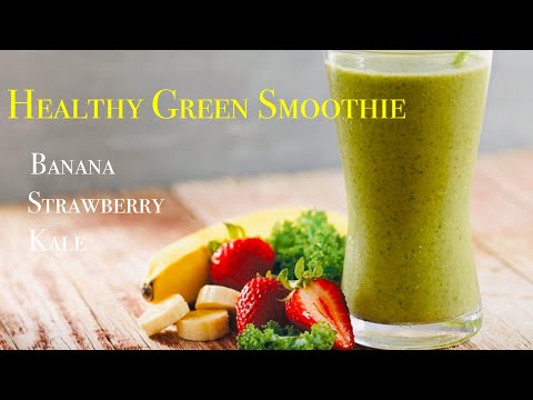 nutribullet-recipe-|-kale-banana-and-strawberry-smoothie-|-healthy-smoothie-|-healthy-drinks