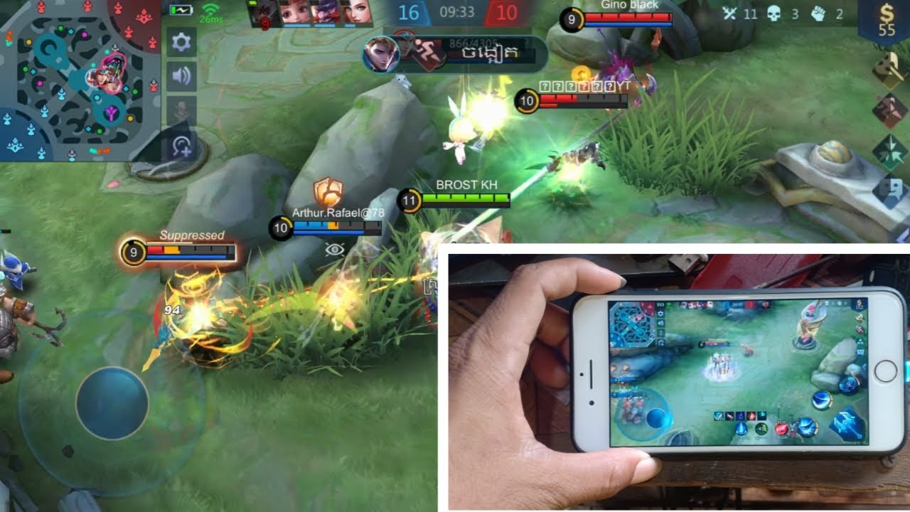 Mobile Legend GamePlay On iPhone 7 Plus 128GB