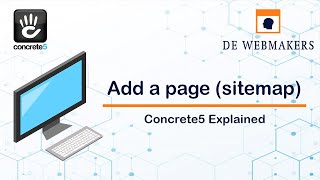How to add a page (sitemap) | Concrete5 Explained