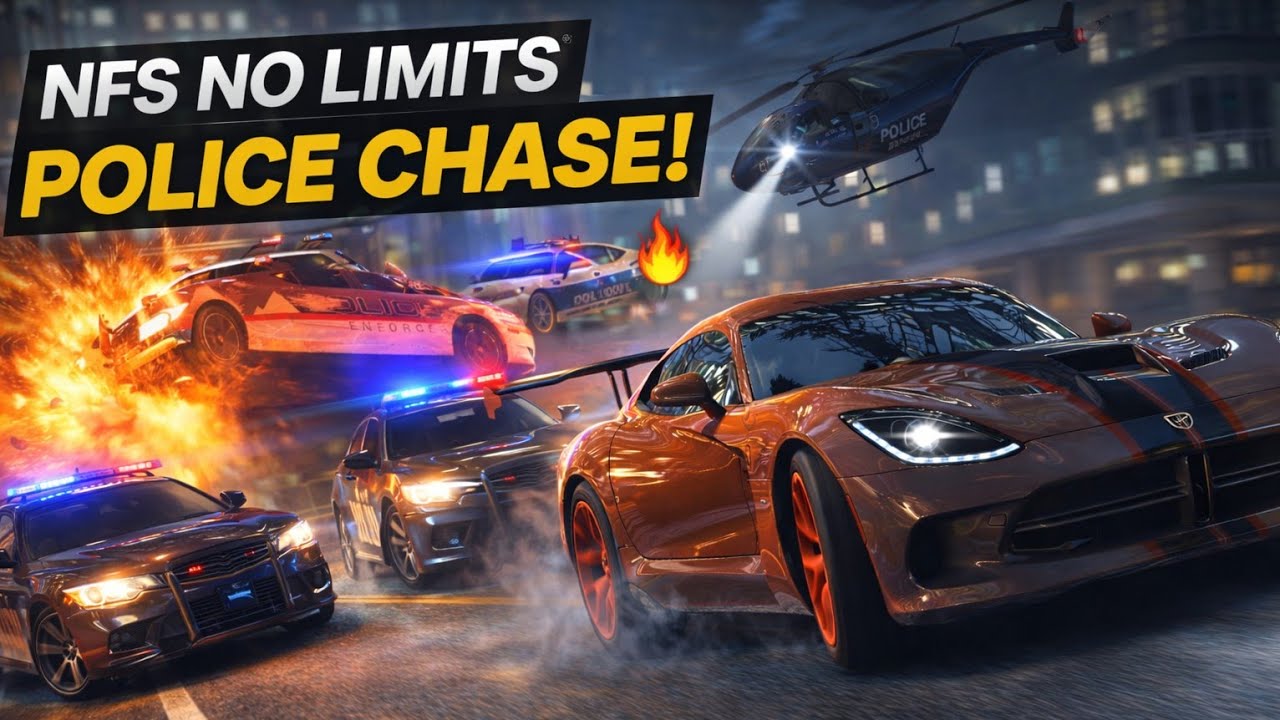 NFS No Limits Start Gameplay 🚓🔥 Crazy Police Chase | Batoru Gaming 
