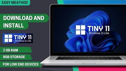 How to Install Tiny11 (Windows 11 Lite) on Old PC | No TPM, 2GB RAM #viralvideo #technology