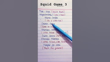Thumbnail of SQUID GAME SEASON 3 - Jump Rope Song (Lyrics + English Translation)
