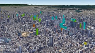 妄想MAP「大阪市 新規80ｍ超タワーの風景」