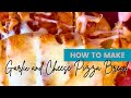 Homemade Garlic and cheese pizza loaf