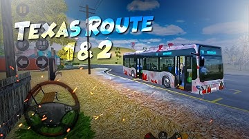 Bus Simulator 2023 | Texas Route 1 & 2 | Best bus Gameplay Walkthrough ( Android/IOS ) #bestgame