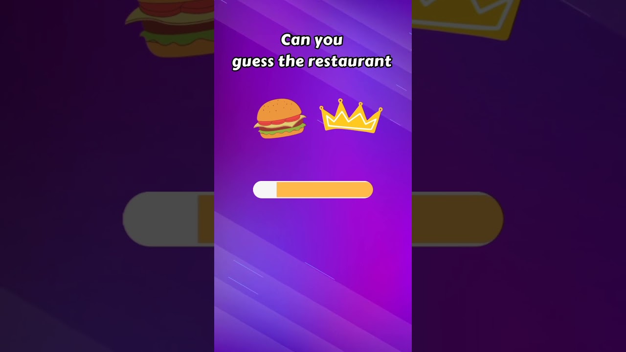 Guess the Fast Food Restaurant by Emoji Challenge! 🍔🍟🌮
