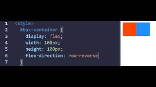 HTML5 - Comando Flex-  flex-direction: row / row-reverse / column / column-reverse; Wealth