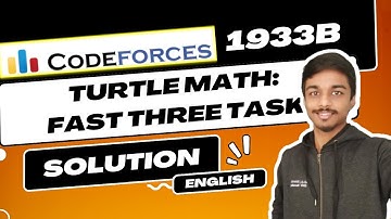 Turtle Math: Fast Three Task | Codeforces 1933B Solution | Codeforces Round 929 (Div. 3) | English