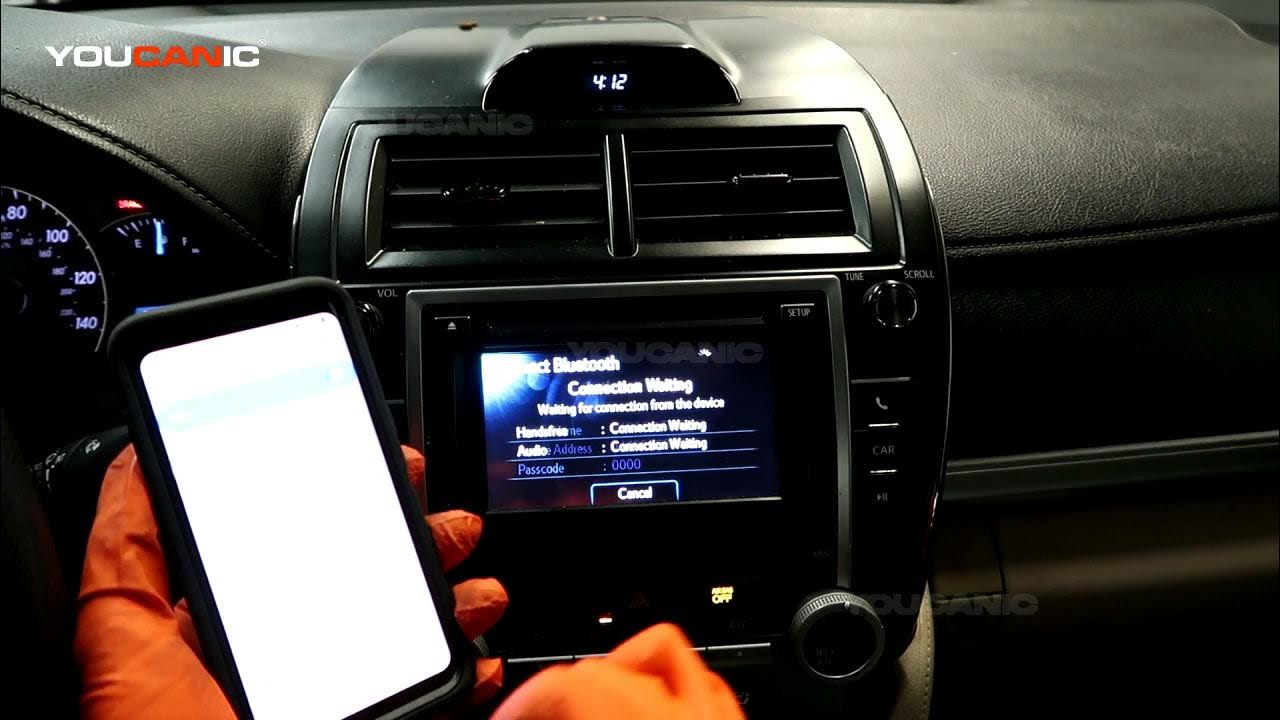 How to Pair Phone to 2012-2017 Toyota Camry XV50 via Bluetooth - YouTube