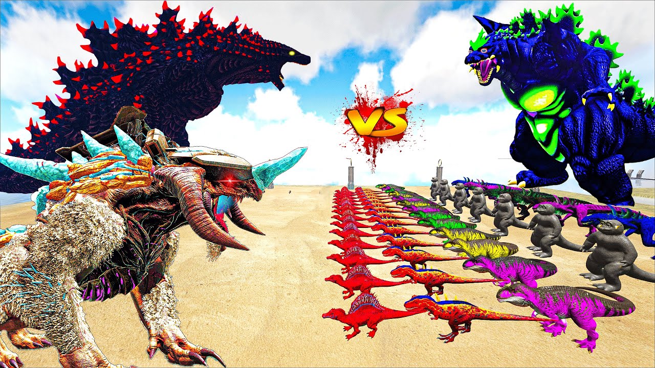 New Spinosaurs 2025 🦖 VS All ARK Dinosaurs, Bosses & Titans – Epic Battle