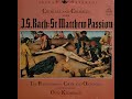 Capture de la vidéo Philharmonia Choir, Otto Klemperer - Choruses And Chorales From J. S. Bach: St Matthew Passion