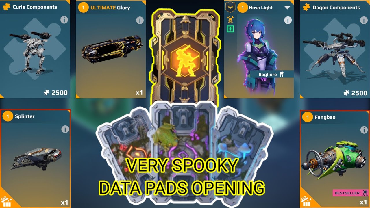 Data Padd There is EVEN MORE Goodies!!! | Data Padd Opening | War Robots - YouTube