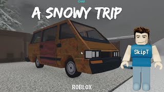 รถปู่แม็คตะลุยแดนหิมะสุดน่ากลัว a snowy trip (ROBLOX)