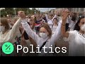 Belarus Election Women Rally In Solidarity With Protesters 