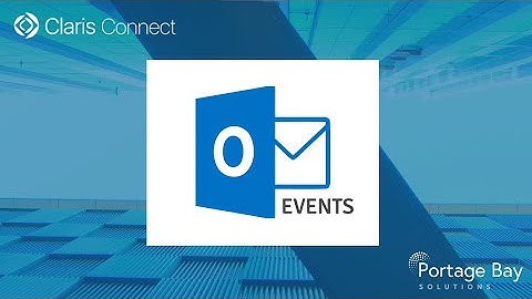 Claris Connect: Review of how the Outlook connector handles events