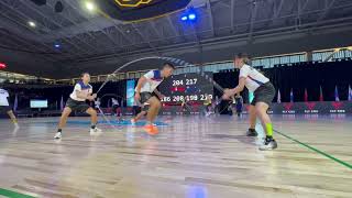 World Jump Rope Championships2023 | Mixed Team Dutch Double Speed Relay | Team HK | NEW WORLD RECORD