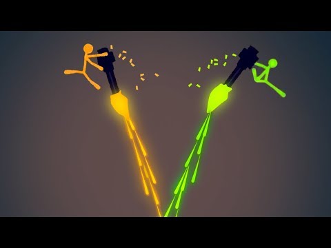 Thumbnail for EXTREME FLYING MINIGUN STICK FIGHT! (Stick Fight #11)
