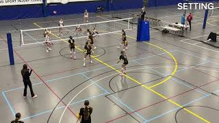 Ava 1 Tournament Highlights Mika Truong Setter Lions Black 15U