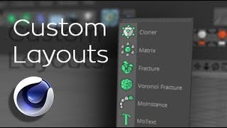 Customize your C4D Layout (Advanced Menus & MultiMonitor)