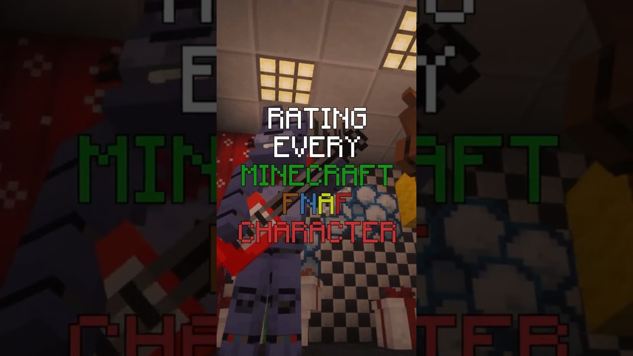 Rating Every Minecraft FNAF Character! #fnaf #fivenightsatfreddys #shorts #fnafedit #williamafton