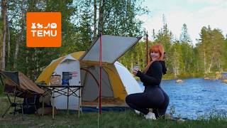 Luxury TEMU Camping In High Winds | Will The Gear Hold Up?