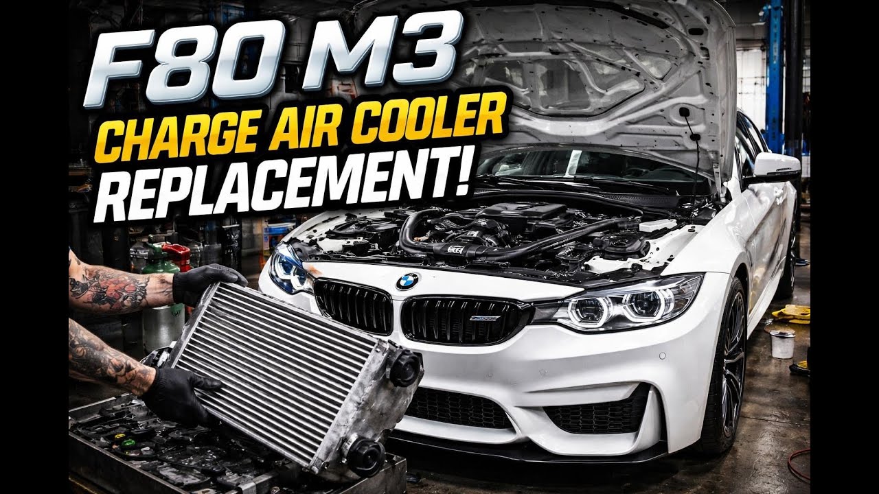 Замена интеркулера BMW M4 F80 