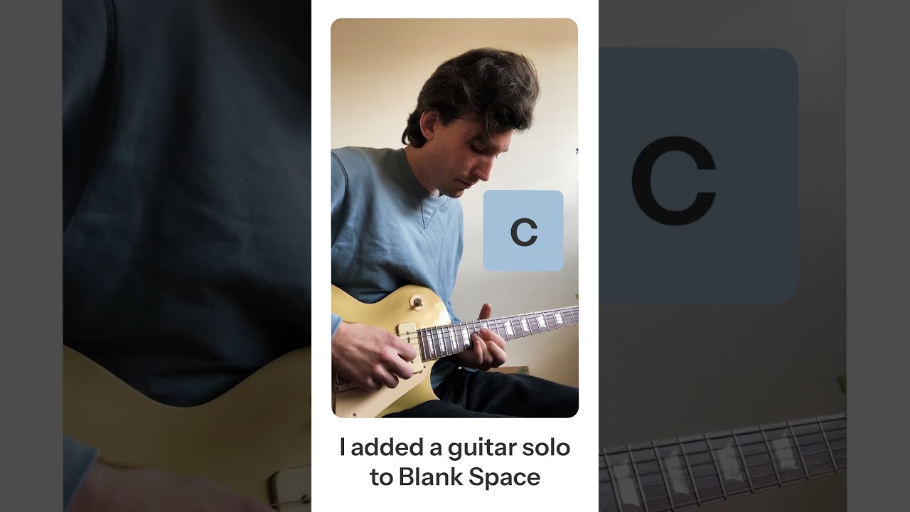 Watch Blank Space Guitar Solo | Taylor Swift Cover #guitarcover #blankspace on YouTube Watch Blank Space Guitar Solo | Taylor Swift Cover #guitarcover #blankspace on YouTube