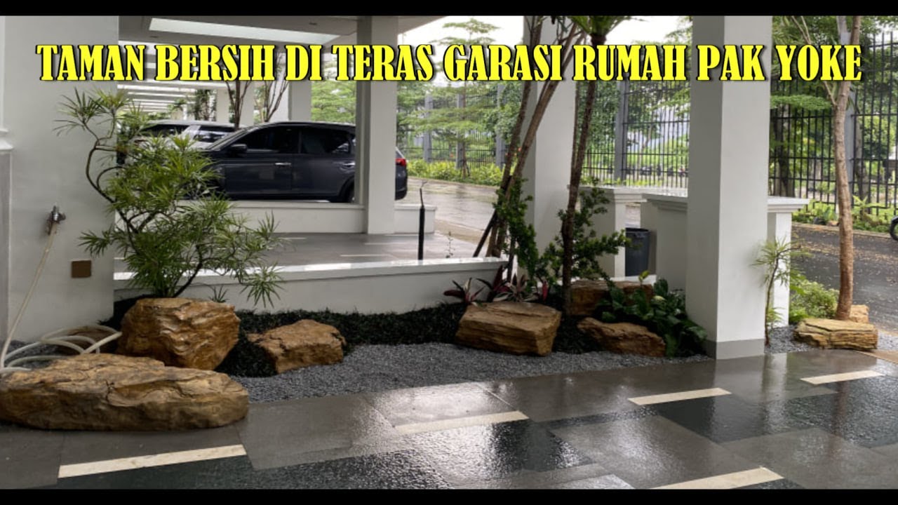 TAMAN BERSIH DI TERAS GARASI PAK YOKE