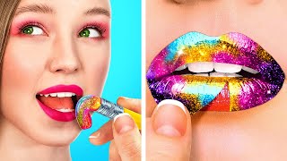 How To Sneak Food🍕|| From Nerd To Popular! Cool Girly Tricks And Beauty Gadgets By 123GO Genius