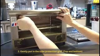 Roller Grill BAR-1000 Infrared Toaster Snacker : Installation, Assembly & Operation