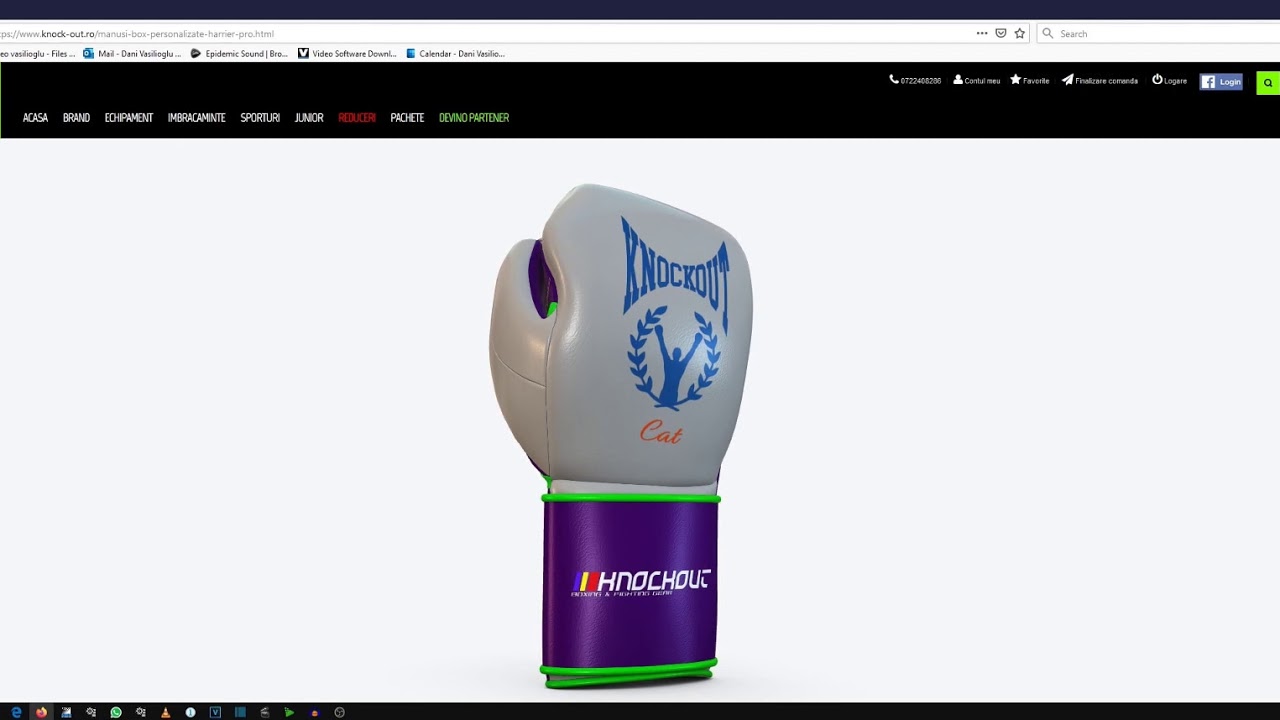 Knockout Store - Manuși personalizate ( Catalin Casaru )